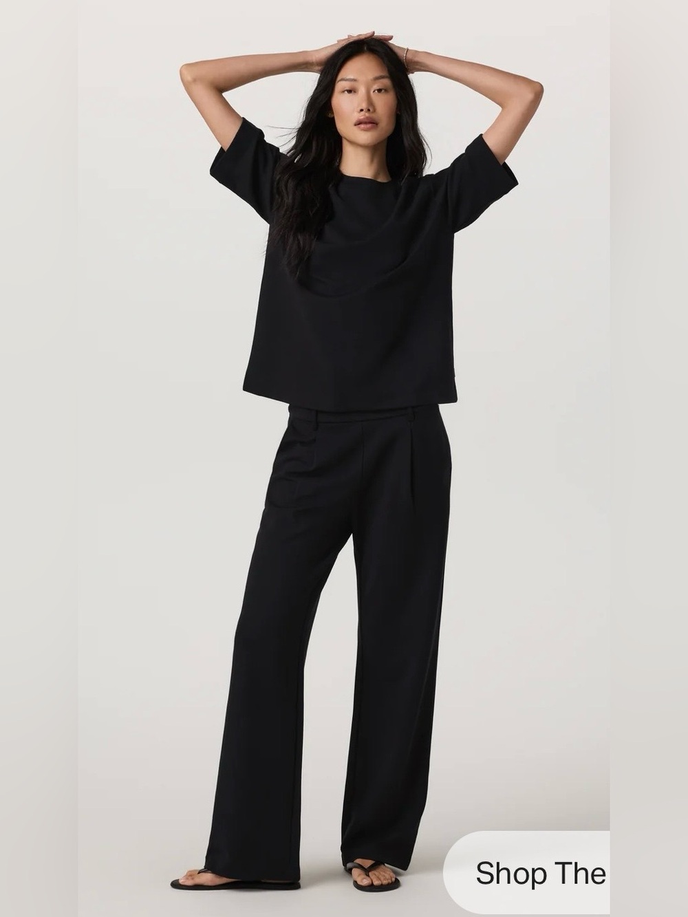 NWOT Vuori Maven Wideleg Black Pants Size XS